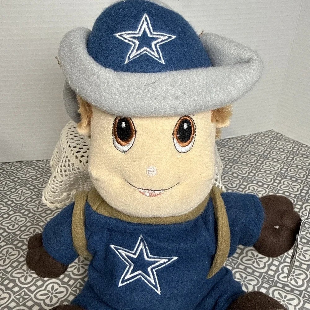NFL Dallas Cowboys Stuffed Souvenir With Tag.